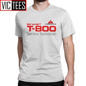 Мужские футболки T-800 Техническая футболка мужская хлопковая новинка футболка экипаж.