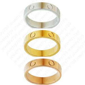 Self Love Rings for Women Brand Brand Luxury Ring Jewelry Gold Never Fade Band Ring