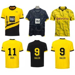 2023/24 Jersey de futebol Dortmund 2024 F.Nmecha Haller Reus Hazard Brandt Shirts Mens Emre pode Witsel Reyna Adeyemi N.Schlotterbeck Sabitzer Kids Away Football