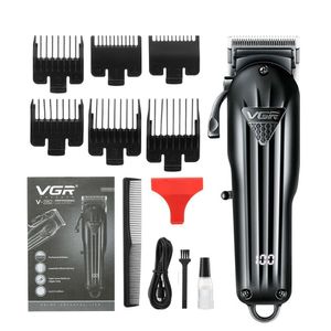 Electric Shavers Rechargeable VGR Professional Hair Clipper Trimmer For Men Shaver Cutting Machine Barber Accessories Cut Machin Beard 230826