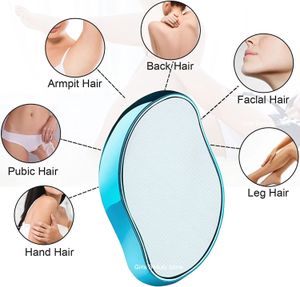 Depilador de cristal físico depilatório goma homem mulher remoção de cabelo borracha indolor pedra cuidados com o corpo ferramenta de depilação 230826