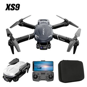 XS9 Kameralı Drone 4K HD Çift Kamera Dört Eksenli Kamera Drone Modül Pilli Drone Fotoğrafçılık