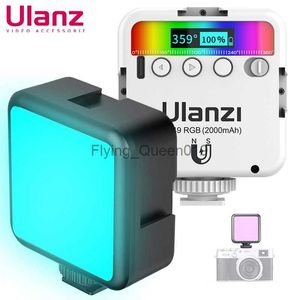 Ulanzi VL49 RGB Video Lights Mini LED Camera Light 2000mAh Rechargable LED Panel Lamp Photo Video Lighting for Youtube Tik tok HKD230828