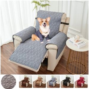 Крышка стулья с двумя боковыми водонепроницаемыми диванами Pets Pets Kids Recliner Antipl Slip Cushing Cushion Cropecover Съемный кресло мебельный защитник 230828