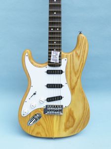 70'lerin sol elektro gitar, ST, taraklı klavye, kül gövdesi, akçaağaç boynu, cilasız doğal, gömlek ağacı