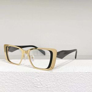 Óculos de sol de grife para mulheres homens P literatura personalizada e arte versátil óculos ópticos pr84wv lazer masculino lente plana pode ser equipado com graus