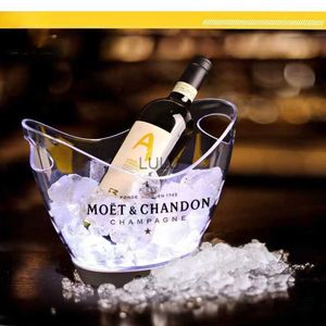 Moet Chandon Бутылка Шампанского Вина Сумка Для Заморозки Сумка Для Льда Вино Пиво Ведро Шампанского Прозрачный Семейный Бар Кухня Ресторан Подарок HKD230828