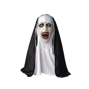 Ruh Çağırıyor 2 Kardeş Maske Cadılar Bayramı Korkunç Makyaj Maskesi Hile Hayalet Yüz Korkunç Lateks Headcover Sister