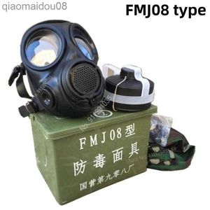 Koruyucu Giysi FMJ08 Tip Gaz Maskesi Solunum Makası 08 Tip Yeni CS Tahriş edici Gaz Maskesi Anti-Kimyasal Nükleer Kirlilik Gaz Maskesi HKD230826