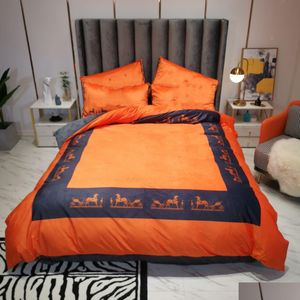 Постилочные наборы оранжевого дизайнерского дизайнера Veet er er re queen size seaz