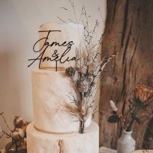 Altri articoli per feste per eventi Topper per torta nuziale personalizzato Topper per torta con cognome personalizzato per matrimonio Matrimonio rustico Mr e Mrs Cake Topper 230828