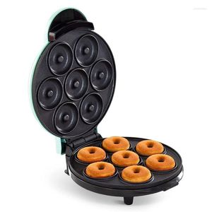 Blender Electric Donut Maker Автоматическое отопление яичного пирога хлеб для выпечки 700 Вт кухонный завтрак делает 7 пончиков США.