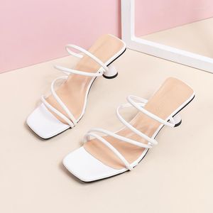 Slippers 2023 Summer Fashion Slips с открытым пальцем для женщин для женщин в удобной сексуальной женской обуви