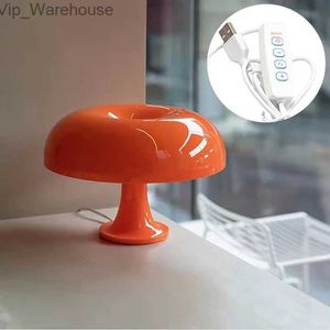 USB 5V Italy Designer LED Mushroom Table Lamp for Hotel Bedroom Bedside Living Room Decoration Light Modern Minimalist Desk Lamp HKD230829 HKD230829