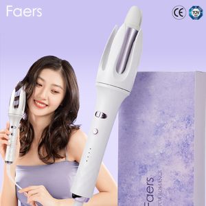 Curling Irons Automatic Hair Curler Stick Negative ion Electric Ceramic Fast Heating Rotating Magic Iron Care Styling Tool 230828