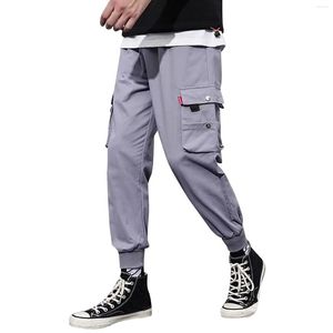 Erkekler Pantolon Mens Moda Kargo Pantolon Joggers Sports Yaz Günlük Pamuk Gym Swearpants Uzun Pantolon Açık Giyim