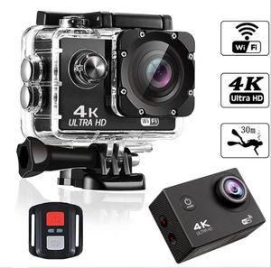 Camcorders 4K 1080P 30fps Action Camera Ultra HD WiFi 20inch 170D Underwater Waterproof Helmet Video Recording Sport Cam 230830