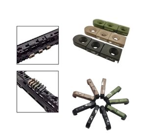 Yeni 3pcs/set m-lok tel kılavuzu Sistem Kablo Yönetimi Demiryolu Kapağı Picatinny Rail Management Wire Kılavuzu Kuyruk Sabit