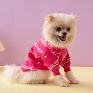 Designer roupas para cães inverno quente animal de estimação camisola de malha tempo animais de estimação casacos pulôver roupas para cães pequenos