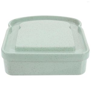 Plakalar sandviç kutu kap konteynerler buzdolabı aldult küçük çocuklar yeniden kullanılabilir plastik kek