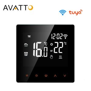 Другая электроника Avatto Tuya Wi -Fi Smart Tempertat Tempertat Controller для электрического нагрева напольного нагрева Watergas Cower Voice Work Google Home 230829