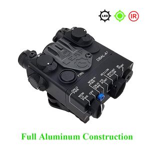 Tactical DBAL A2 IR Illuminator LED Weapon Light Integrated with Green Laser Hunting Rifle 400 Lumen Flashlight with Remote Switch Quick Release Picatinny Mount