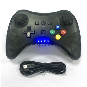 Game Controllers Joysticks Wireless controller gamepad Pro with light For Wii U handle joystick with data cable x0830
