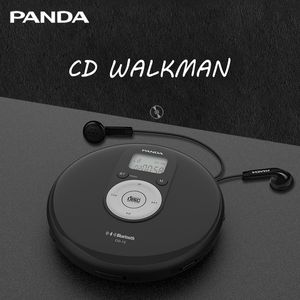 CD Player Portable Bluetooth с двойным разъемом для наушников для домашнего перезаряжаемого Walkman Small Car 230829