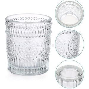 Castiçais conjunto de 12 vidro transparente tealight bk votivo dandelion copos de girassol moderno pilar stands para mesa central gota deli othg9