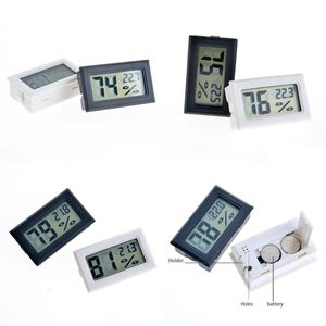 Ev Termometreleri Yeni Siyah/Beyaz FY-11 Mini Dijital LCD Çevre Termometresi Higometre Nem Sıcaklık Sıcaklığı Odada RE DHCW2