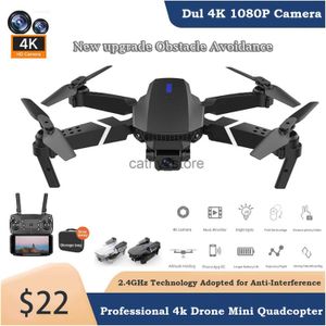 Simulators E88 Pro Drone With 4K Camera Hd Wifi Fpv Drone 1080p Camera Height Hold Rc Foldable Quadcopter Dron Rc Quadcopter Helicopter x0831