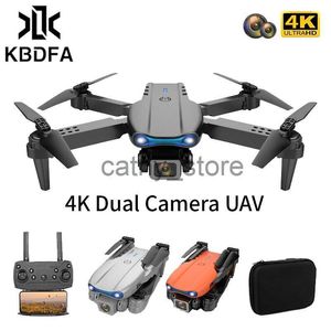 Simulators KBDFA E99 Pro RC Mini Drone 4K Dual Camera WIFI FPV Aerial Photography RC Helicopter Foldable Quadcopter Drone Kids Toys Gifts x0831