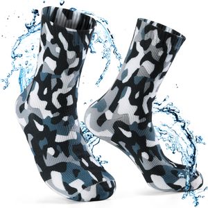 Spor çorapları erkekler için su geçirmez sıcak kar termal çorap porelle membranlar snowboard bisiklet kayak bisiklet kış ordusu yeşil 230830