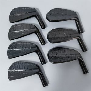 Набор железа Zodia-Golf, гольф-утюги, черный железо, стальный вал или графитный вал, 4, 5, 6, 7, 8, 9 P, 7 шт.