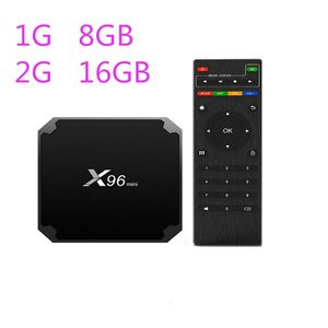 Set Top Box X96 mini Smart TV BOX Android 7.1 X96 1GB/8GB Amlogic S905W Quad Core support 4K 30tps 2.4GHz WiFi x96mini Set top box 230831