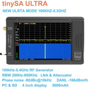 Radio tinySA ULTRA 100k53GHz Hand held tiny Spectrum Analyzer with Battery 4" TFT Display Gift Box 230830