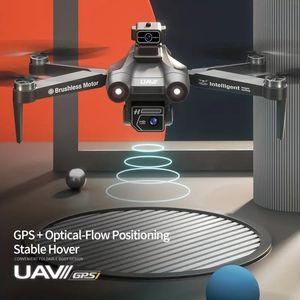 Kamera Drone Çift Kamera Fırçasız Motor GPS Profesyonel Engeli Kaçınma Quadcopter Mini Dronlar RC Uçak RC Helikopter Çocuk Oyuncak Hediyeleri- GPS'siz