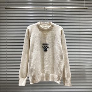 Mens Sweaters Klasik Erkek Giyim Göğüs Mektubu Kazak Moda Hayvan Baskı Gündelik Sonbahar Kış Hoodie Kazak Erkekler Kadın Mürettebat Boyun Sweaters 2xl J1Z3#