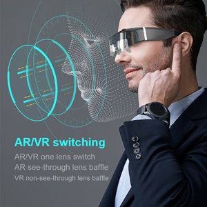 luxury 3D AR VR Smart Video Glasses large Vision 4k image quality Screen Portable Movie Games Display Private Theater eyeglasses 3D glasses