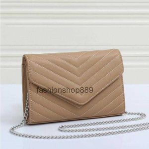 Akşam Çantaları Cüzdan Siyah Omuz Çantaları Tasarımcı Lüks Çanta Kapitone Deri Dokulu Crossbody Çanta Loulou Moda Zincir telefon çantası kart h