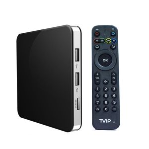 TVIP 605 TV Box Nordic One Linux Android Dual OS 4K TV Box Quad Core 2.4G/5G WiFi TVIP605 Media Player Set Top Box