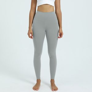 2023 lu çıplak malzeme yumuşak yoga pantolon kadın yoga yüksek bel Tayt spor spor salonu fitness bayan