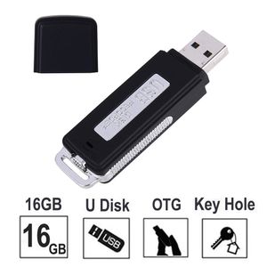 8GB Bellek Ses Kayıt Mini Dijital Ses Kayıt Cihazı 2 Arada 1 USB Disk WAV Biçimi USB Flash Sürücü Kaydedici 70 Saat Şarj Edilebilir Pil Kaydı PQ131