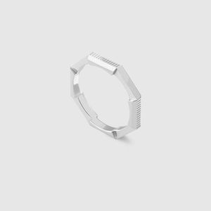 Yeni yüksek kalite assik tasarımcı tasarım titanyum yüzüğü klasik mücevher erkek ve kadın çift yüzük modern stil bant