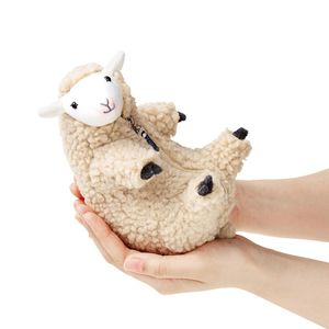 Peluş Bebekler 16cm Güzel Koyun Alpaca Bebek Yumuşak Peluş Oyuncak Sökürtüsü Simülasyon Kuzu Uykusu Yatıştırıcı Peluş Bebek Çocuk Oyuncak Hediyeleri 230303