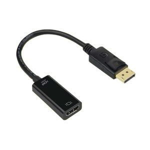 DP к HDMI-совместимому 4K 1080p мужской женский дисплей Cableport PC TV Mini Projector Television Monitor для HP ноутбук