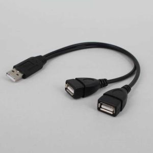 2 In 1 Usb2.0 Extension Cable Male To Female USB Data Charging for Hard Disk Network Card Connection