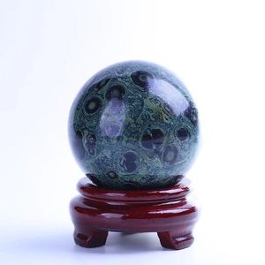 Декоративные фигурки объекты Mokagy Natural Green Malachite Gemstone Crystal Stones Sphere шарики 50 мм-100 мм 1 шт.