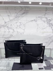 Moda lüks tasarımcı çanta kadın alışveriş çantası tek omuzlu portatif siyah büyük kapasiteli deri konforu