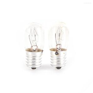 Satış 1pc yüksek parlak E17 15W vidalı taban SMD LED Cam Gölge Işık Lamba Ampulü Saf Beyaz Dikiş Makinesi Buzdolabı için